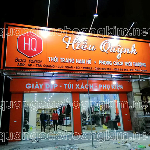 Bảng hiệu Alu gắn logo, chữ nổi alu giá rẻ, bền đẹp